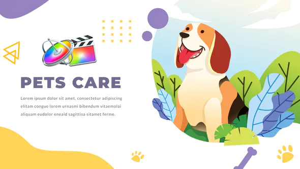 宠物护理和兽医| Apple Motion和FCPX插图