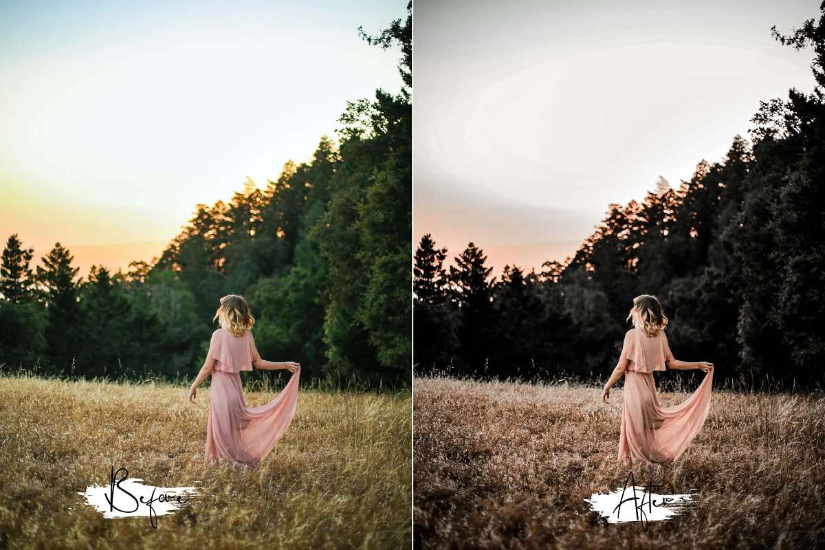 夏季旅行博客移动预设Lightroom 预设ACR预设 TikTokers Color Neo Inky Moody插图5