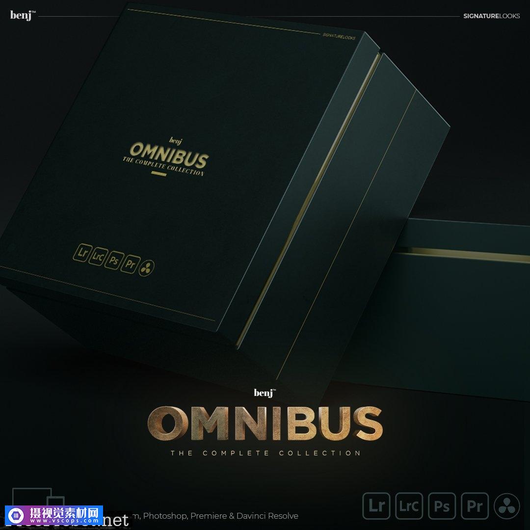 100个Lightroom 预设包含31 个视频 LUTS预设Benj Villena / benj™ – Omnibus (The Complete Collection)插图
