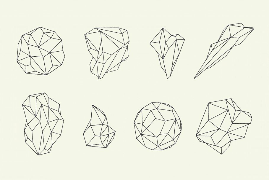 抽象多边形图形geometricpolygons