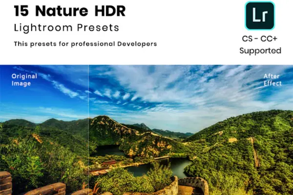 15个自然景观HDR Lightroom预设