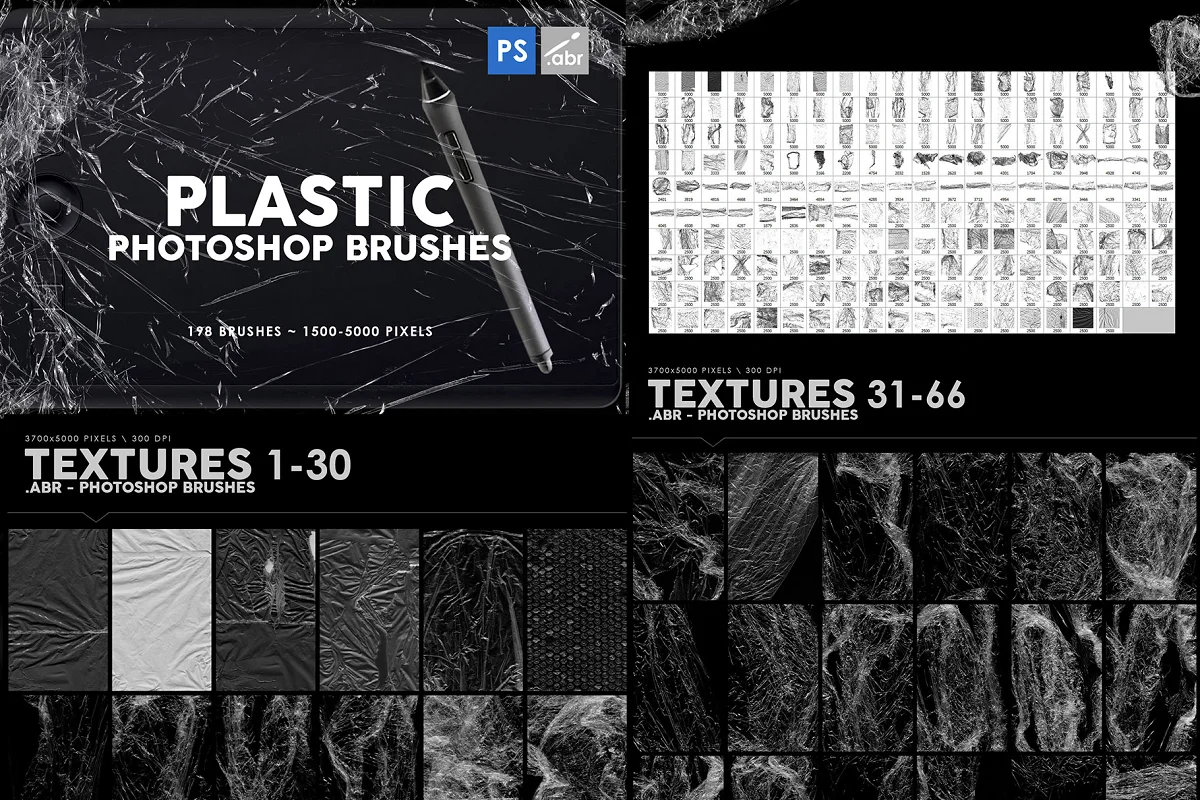 Photoshop 笔刷套装 5600 Photoshop Brushes Bundle插图4