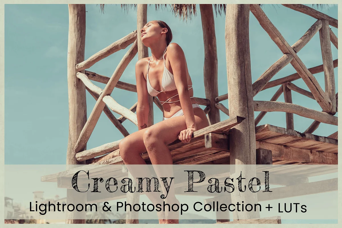 旅行摄影奶油粉色Lightroom预设Photoshop动作滤镜Creamy Pastel Photoshop 动作 LUT插图