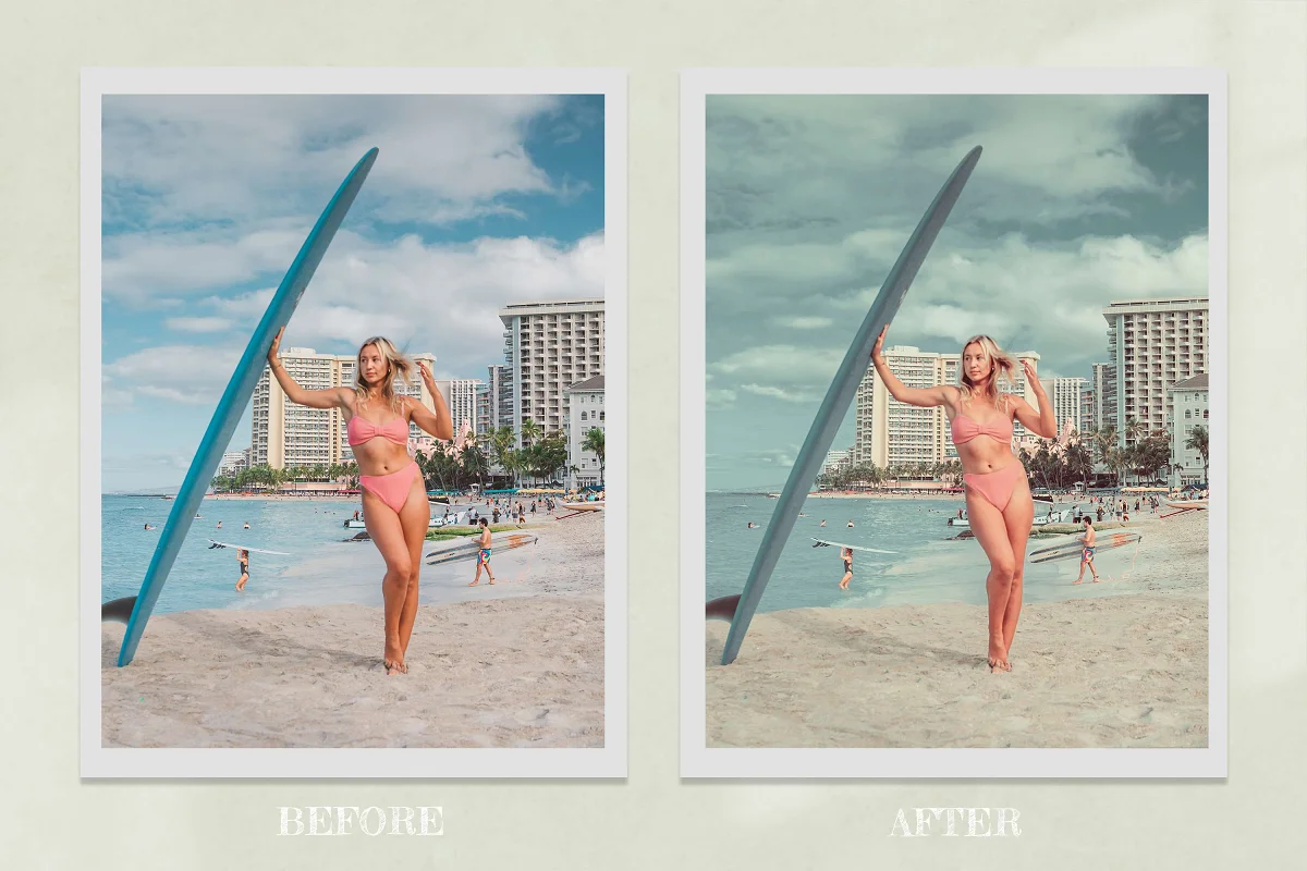 旅行摄影奶油粉色Lightroom预设Photoshop动作滤镜Creamy Pastel Photoshop 动作 LUT插图2