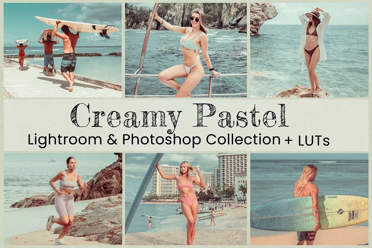 旅行摄影奶油粉色Lightroom预设Photoshop动作滤镜Creamy Pastel Photoshop 动作 LUT插图10