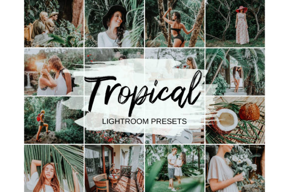 穆迪夏天旅行Lightroom 预设Ins博主海滩滤镜手机版lr预设Tropical插图